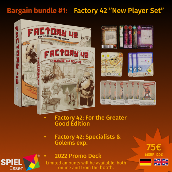 Bargain bundle #1: Factory 42 "New Player set"